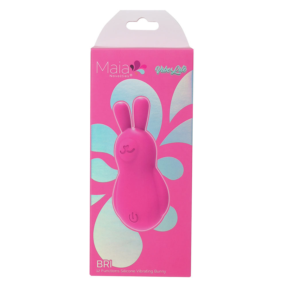 Maia BRI - Pink - Pink 9 cm USB Rechargeable Vibrating Bunny Bullet-BO-25-05-PINK