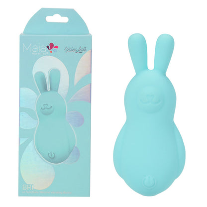 Maia BRI - Teal - Teal 9 cm USB Rechargeable Vibrating Bunny Bullet-BO-25-05-TEAL