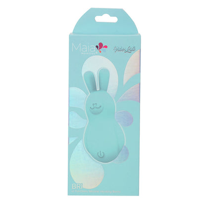 Maia BRI - Teal - Teal 9 cm USB Rechargeable Vibrating Bunny Bullet-BO-25-05-TEAL