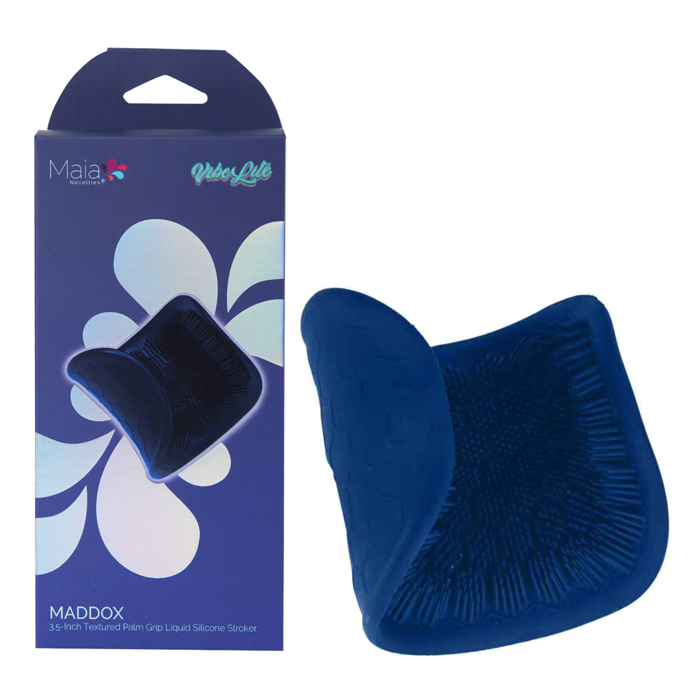 Maia MADDOX - Blue Textured Stroker Sleeve-BO-25-13-BLUE
