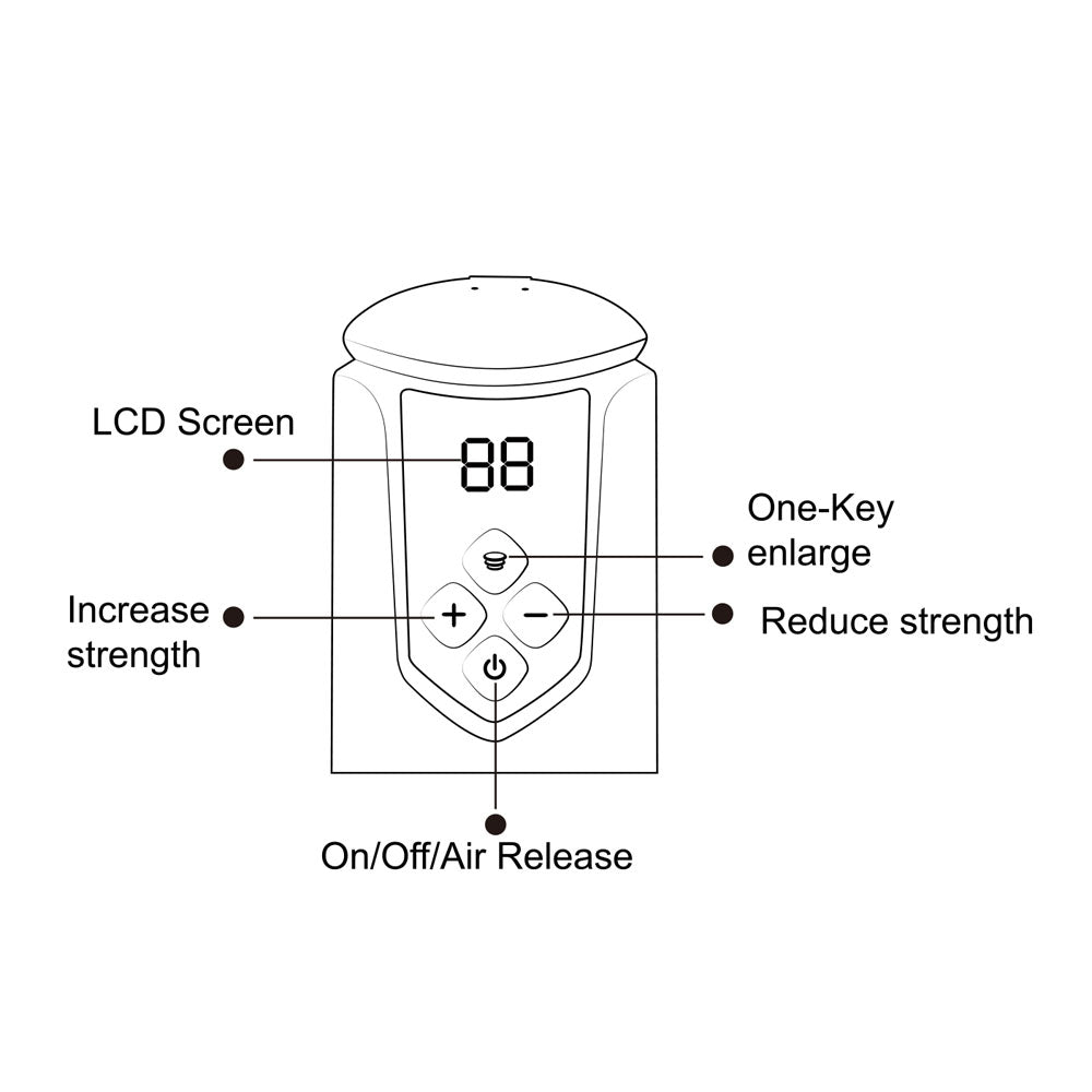 Maia ARCHER - Blue USB Rechargeable Automatic Penis Pump-BO-25-19