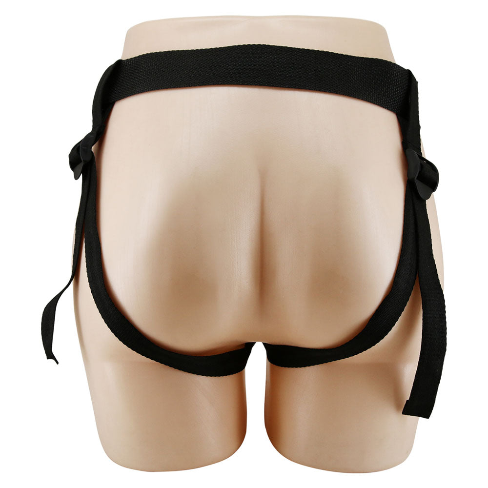 Party Up NICK Strap-On Harness - Black Adjustable Strap-On Harness (No Probe Included)-BW-022097-PU