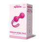 Bodywand Squeeze Medium Kegel Duo - Pink Kegel Balls - 50 grams-BW2009