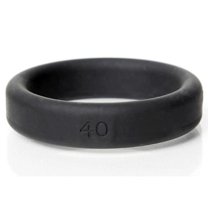 Boneyard Silicone Ring 40mm - Black 40 mm Cock Ring-BY0140