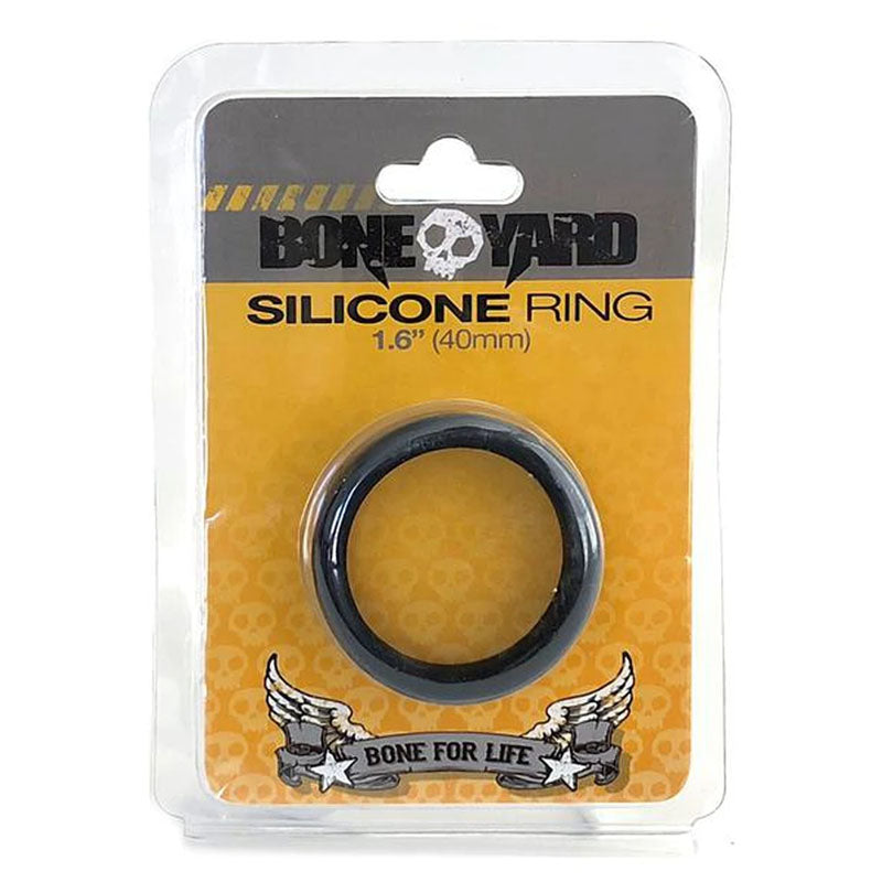 Boneyard Silicone Ring 40mm - Black 40 mm Cock Ring-BY0140
