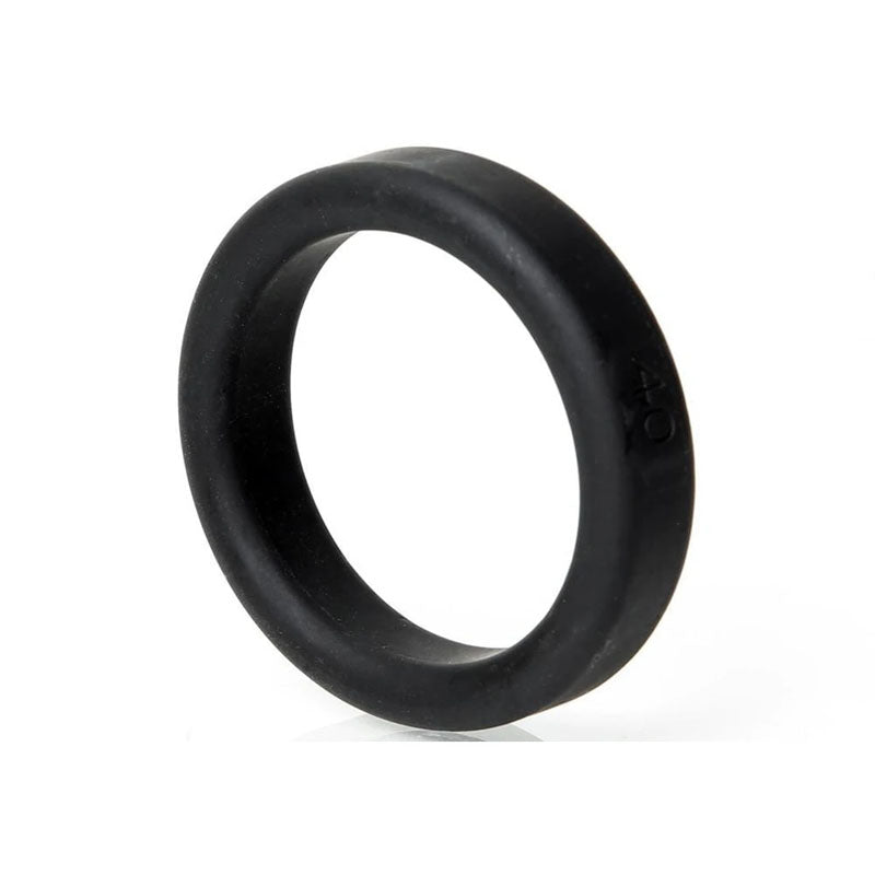 Boneyard Silicone Ring 40mm - Black 40 mm Cock Ring-BY0140