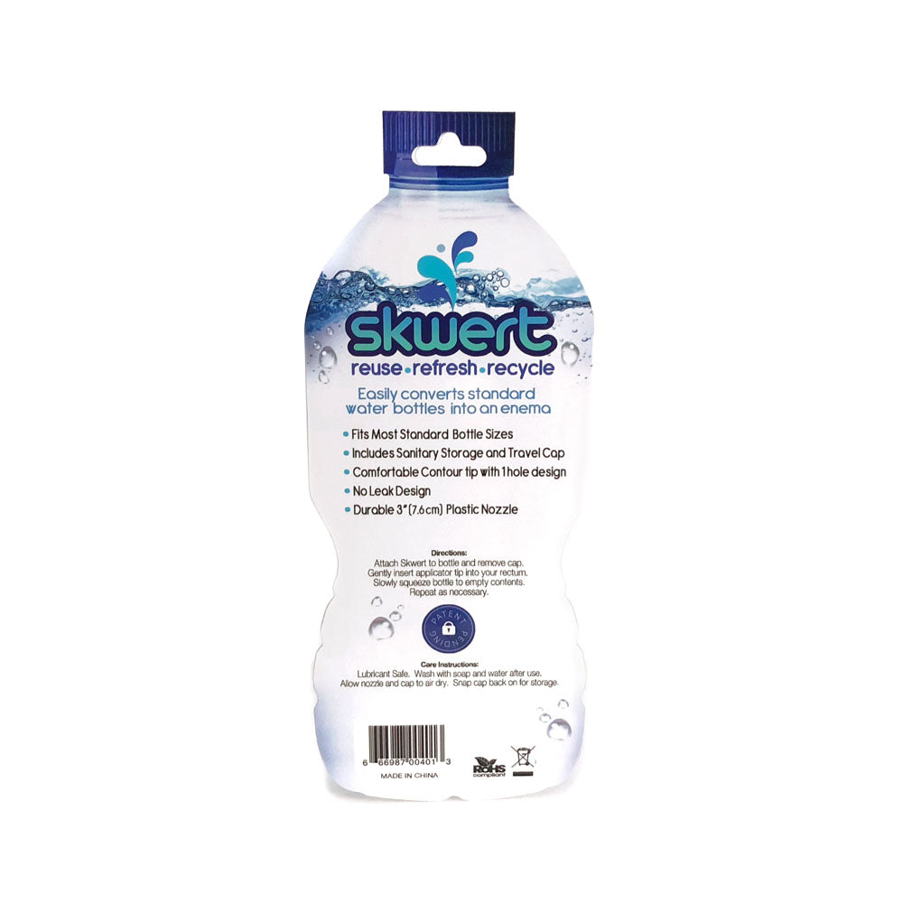 Boneyard Skwert 1 Piece Blue Douche Nozzle for Water Bottles