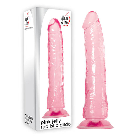Adam & Eve Pink Jelly Realistic Dildo - Pink 21 cm (8) Dong-C249 6200