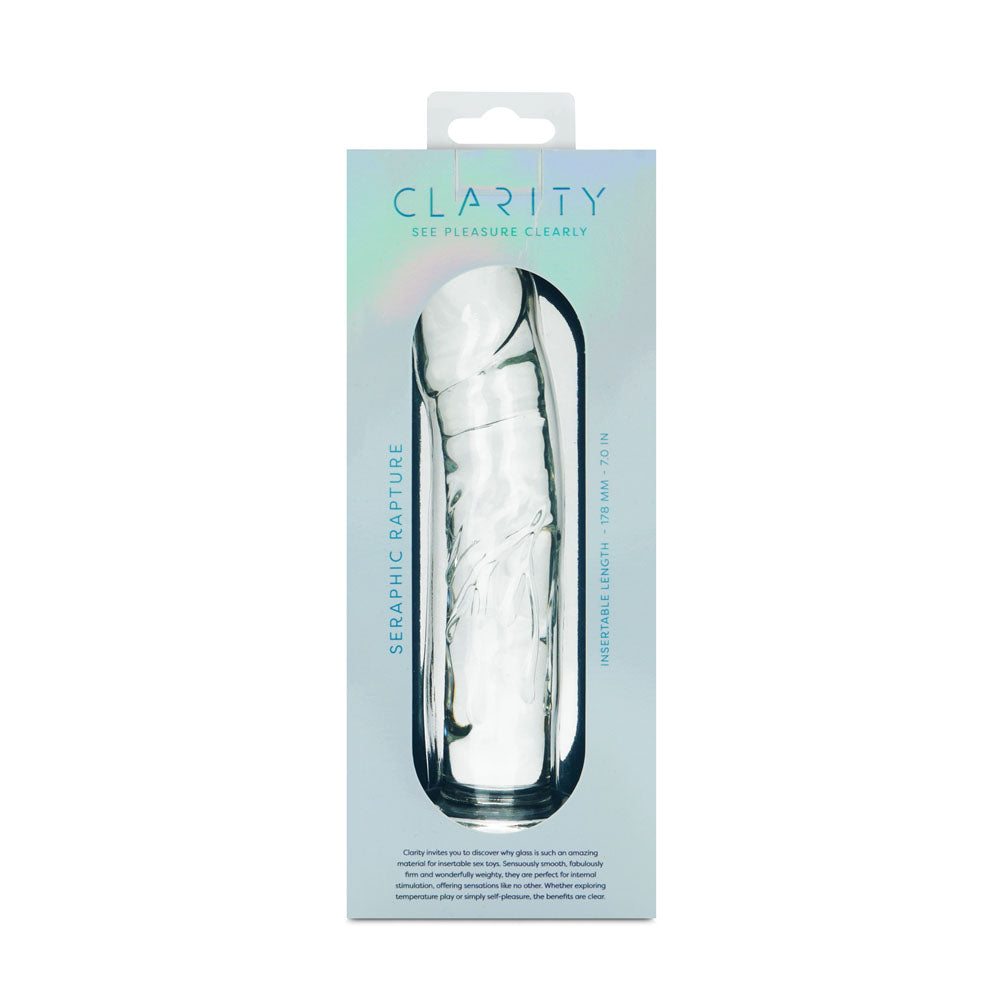 Clarity - Seraphic Rapture - Clear 17.8 cm Glass Dildo-CLA-16