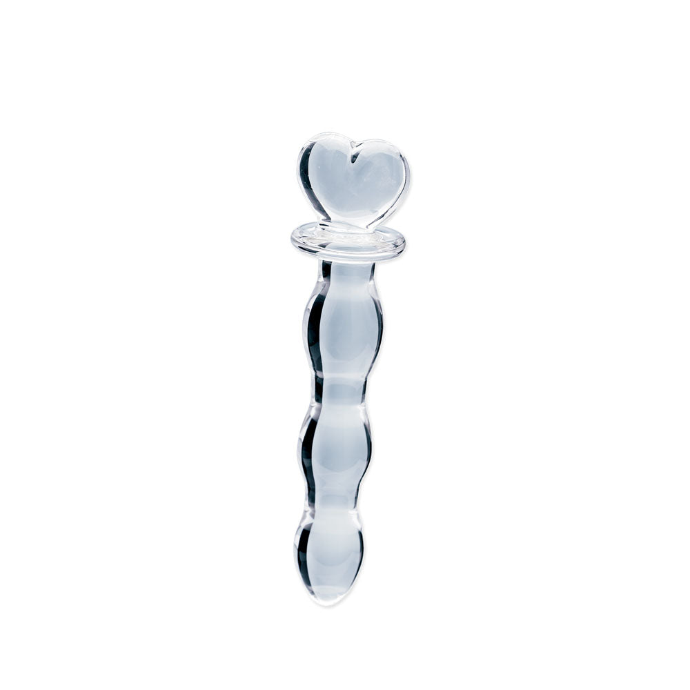 Clarity - Heras Cascade - Clear 15 cm Glass Dildo-CLA-22