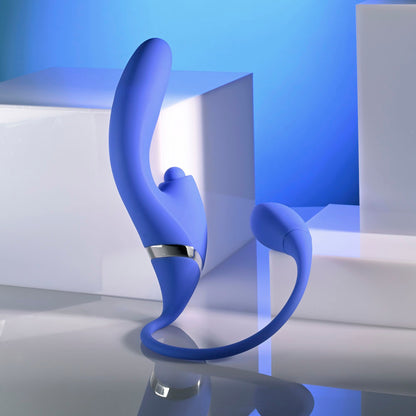 Evolved ALL IN - Purple USB Recahrgeable Triple Stimulating Vibrator-EN-RS-6152-2