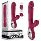 Evolved BURSTING WITH PLEASURE - Red 25.4 cm USB Rechargeable Vibrator with Tapping Clitoral Stimulator - EN-RS-6763-2