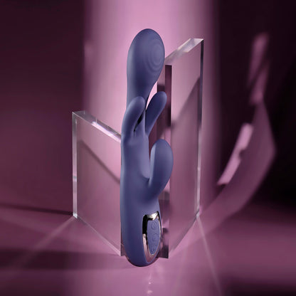 Evolved BOW DOWN - Purple USB Rechargeable Rabbit Vibrator - EN-RS-6985-2
