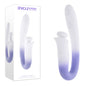 Evolved SPRING LOADED - White/Purple 23 cm USB Rechargeable Multi-Tapping Vibrator - EN-RS-7210-2