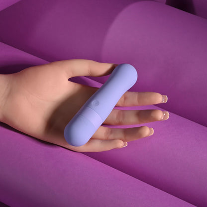Evolved SQUISHY BULLET - Purple 11 cm USB Rechargeable Bullet - EN-RS-7272-2