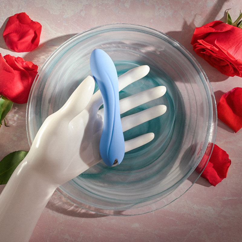 Evolved BLUE CRUSH - 12 cm USB Rechargeable Mini Vibrator