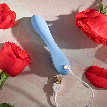 Evolved BLUE CRUSH - 12 cm USB Rechargeable Mini Vibrator