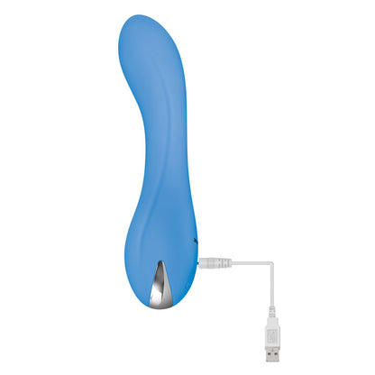 Evolved BLUE CRUSH - 12 cm USB Rechargeable Mini Vibrator