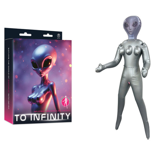 To Infinity - Silver Inflatable Alien Love Doll-FDDR034SFA-209