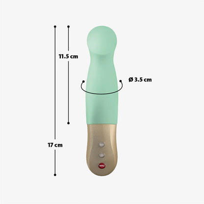 Fun Factory SUNDAZE pistachio - Pistachio Green 17.5 cm USB Rechargeable Thrusting Vibrator - FF000887LG01