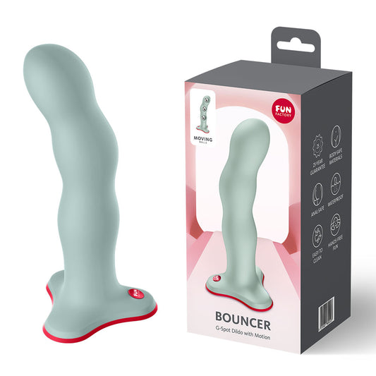 Fun Factory BOUNCER Light Green - Light Green 18 cm Dildo - FF000959LG01