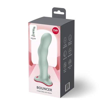 Fun Factory BOUNCER Light Green - Light Green 18 cm Dildo - FF000959LG01