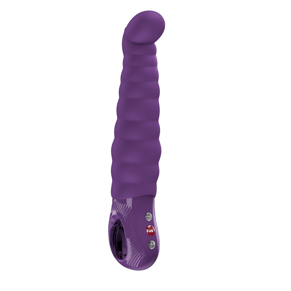 Fun Factory PATCHY PAUL Dark Violet - Dark Violet 23 cm USB-C Rechargeable Vibrator - FF000982DV01