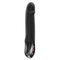 Fun Factory STRONIC REAL Black - Black USB Rechargeable Thrusting Vibrator-FF000993BK01