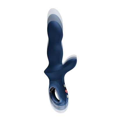 Fun Factory BI STRONIC CRAVE Nightblue - Nightblue USB-C Rechargeable Thrusting Vibrator - FF001019NB01