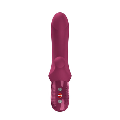 Fun Factory BI STRONIC CURVE Wine Red - Wine Red USB-C Rechargeable Thrusting Vibrator - FF001020WR01