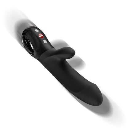 Fun Factory BI STRONIC EMBRACE Black - Black USB-C Rechargeable Thrusting Vibrator - FF001025BK01