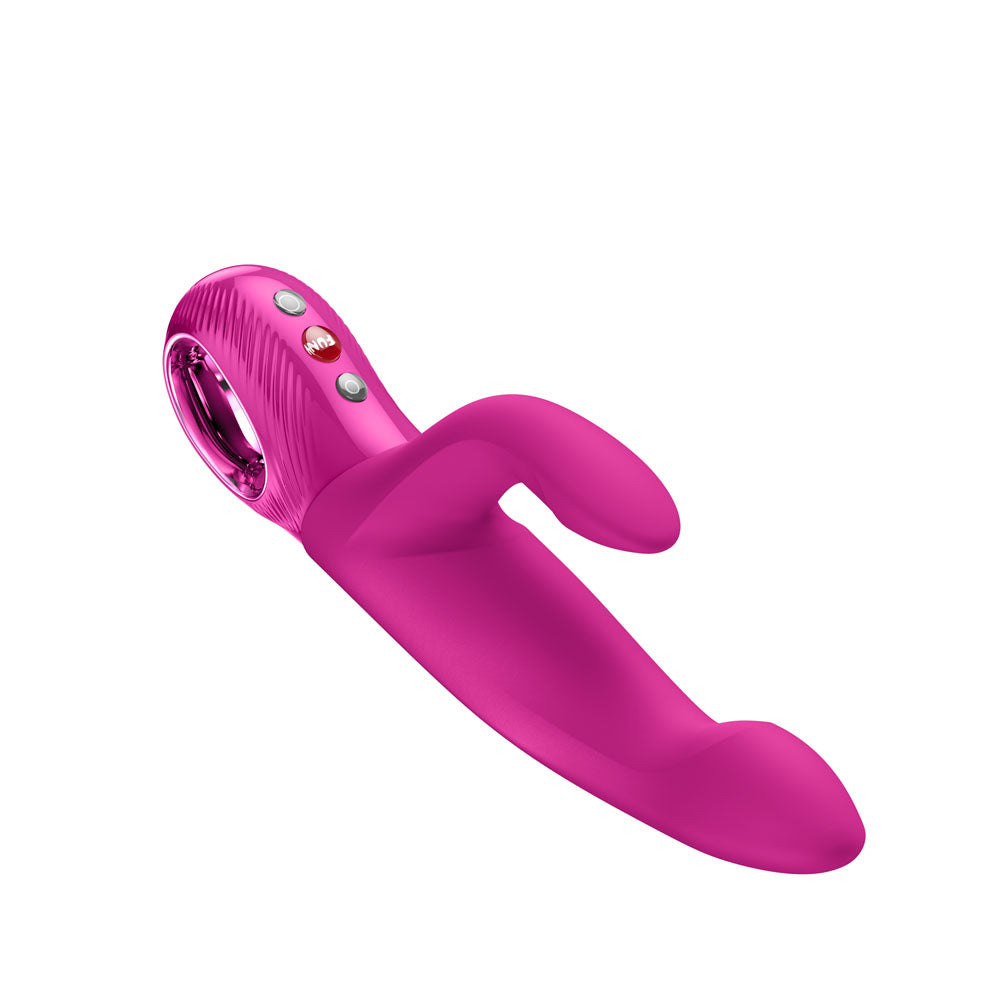 Fun Factory BI STRONIC IMMERSE Magenta - Magenta 22.1 cm USB-C Rechargeable Thrusting Vibrator - FF001031MG01
