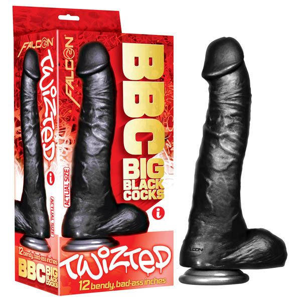 BBC (Big Black Cocks) - Twizted - Black 30.5 cm (12) Dong