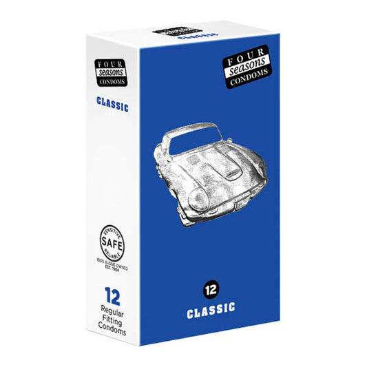 Regular Condoms - Regular Fit Lubricated Condoms - 12 Pack-FOR011