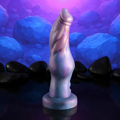Gender X IMAGINARY FRIEND - Purple/Pink USB Rechargeable Vibrating Fantasy Dildo with Wireless Remote - GX-RD-7500-2