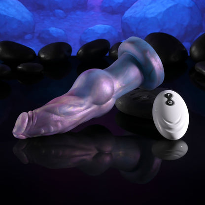 Gender X IMAGINARY FRIEND - Purple/Pink USB Rechargeable Vibrating Fantasy Dildo with Wireless Remote - GX-RD-7500-2