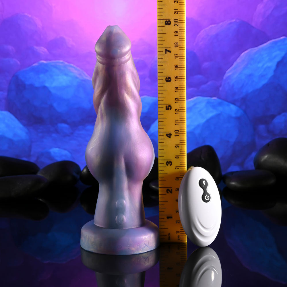 Gender X IMAGINARY FRIEND - Purple/Pink USB Rechargeable Vibrating Fantasy Dildo with Wireless Remote - GX-RD-7500-2