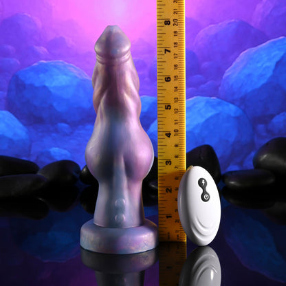 Gender X IMAGINARY FRIEND - Purple/Pink USB Rechargeable Vibrating Fantasy Dildo with Wireless Remote - GX-RD-7500-2