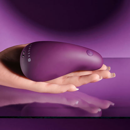 Gender X BJ BUDDY - Purple USB Rechargeable Vibrating Unisex Stimulator - GX-RS-6206-2