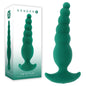 Gender X THE RATTLER - Green 17 cm USB Rechargeable Vibrating and Twirling Anal Plug - GX-RS-7357-2