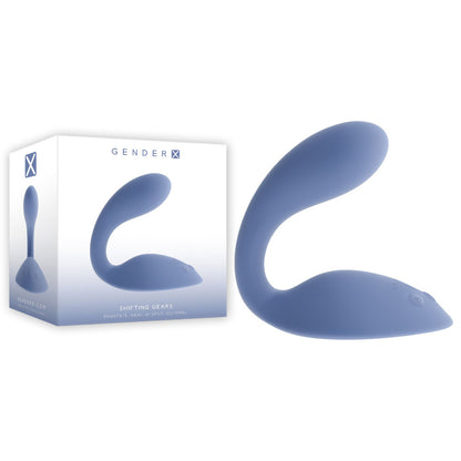 Gender X SHIFTING GEARS - Blue USB Rechargeable Vibrating Grinding Pad - GX-RS-7388-2