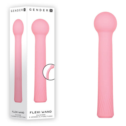 Gender X FLEXI WAND - Pink 16.6 cm USB Rechargeable Vibrator-GX-RS-8904-2