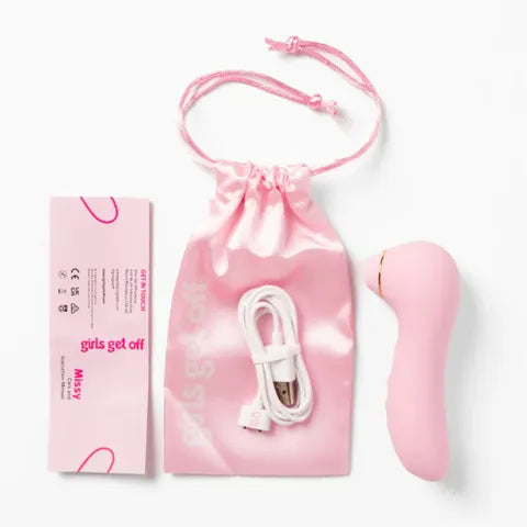 Girls Get Off - Missy - Pink USB Rechargeable Air Pulse Clitoral Stimulator