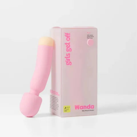 Girls Get Off - Wanda - Pink 16.8 cm USB Rechargeable Massage Wand