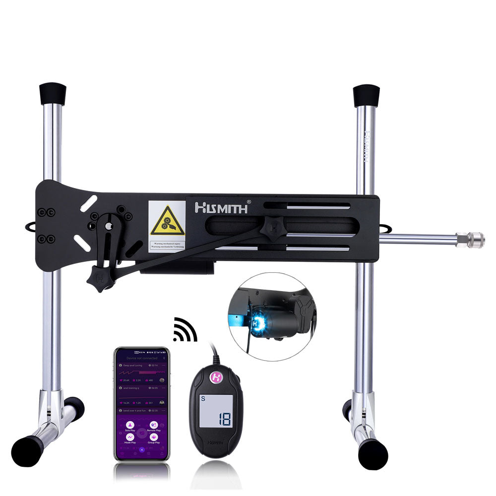 Hismith Premium 4.0 Sex Machine - Mains Powered Sex Machine with App Control and Remote - HS03-APP