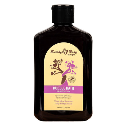 EB Hemp Seed Bubble Bath YLANG YLANG LAVENDER - 250 ml - Ylang Ylang Lavender Scented Bubble Bath  - 250 ml Bottle-HSBNBB834