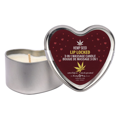 EB Hemp Seed Lovers Heart Candle Display - Counter Display of 12 and Tester - HSCV026D