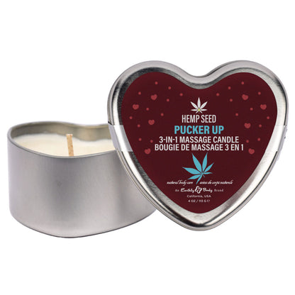 EB Hemp Seed Lovers Heart Candle Display - Counter Display of 12 and Tester - HSCV026D