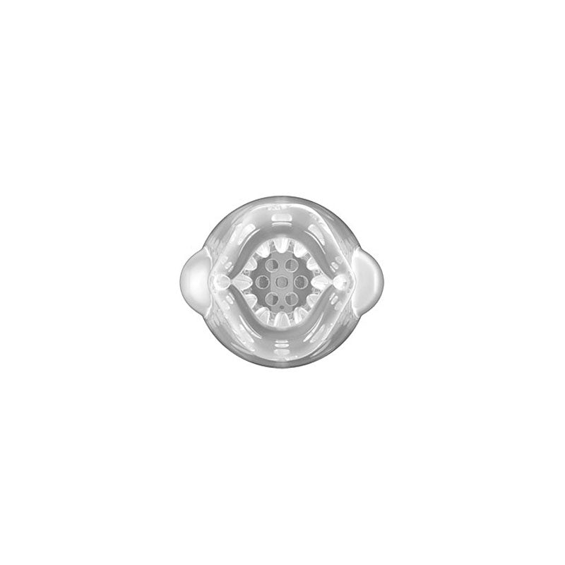 Adam & Eve Gawk 3.0 - Clear USB Rechargeable Thrusting, Rotating & Vibrating Masturbator
