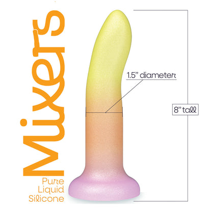 Mixers Tequila Sunrise - Orange/Yellow 20.3 cm Dildo - IC1329